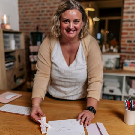 Emilie M à Douai crée les faire-part de mariage sur mesure